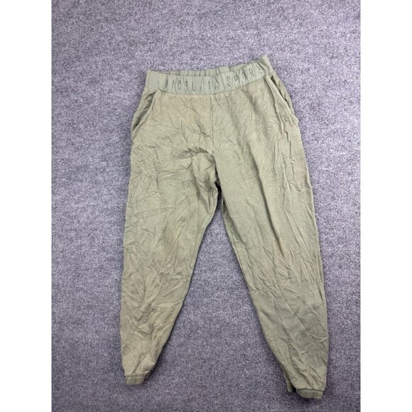 Victoria Sport Sweatpants Women's Large Green Jogger High Rise Pockets - Picture 1 of 8